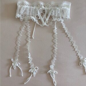For love and lemons bridal garter belt